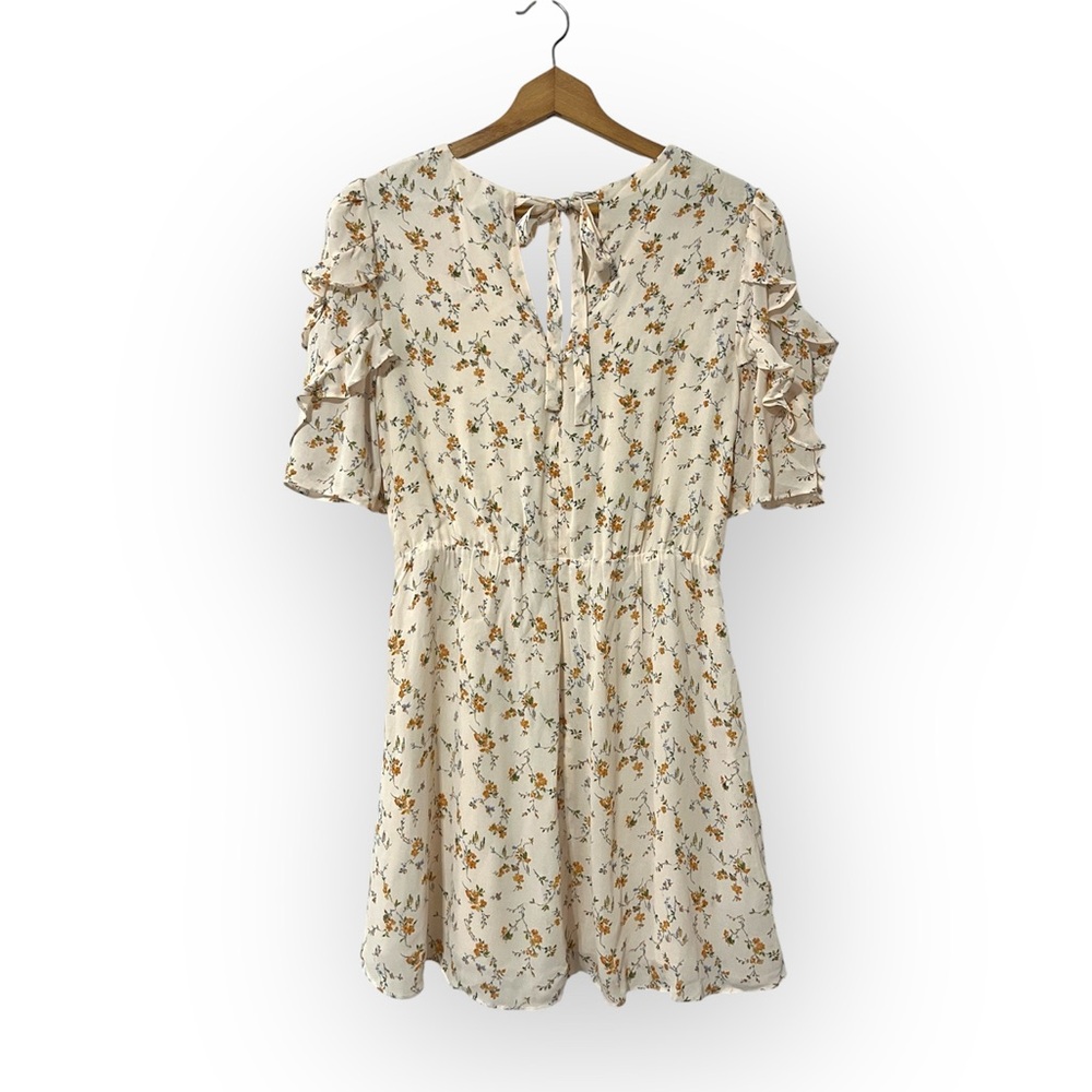 NWT Reformation Malachi Floral Mini Dress in Julius Cream Size 8 - Picture 5 of 11
